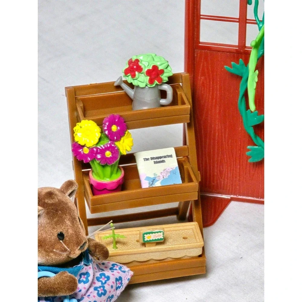 Li'l Woodzeez-Li'l Petals Flower Shop Playset Accessories Critters Beavers Set
